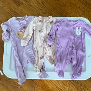 Newborn Girls Footies